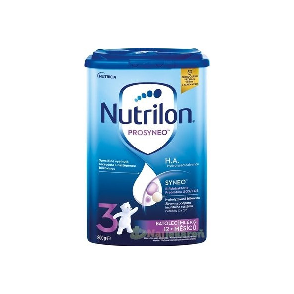 Nutrilon 3 Prosyneo H.A. Hydrolyzed Advance mléko 12 m+ 800 g