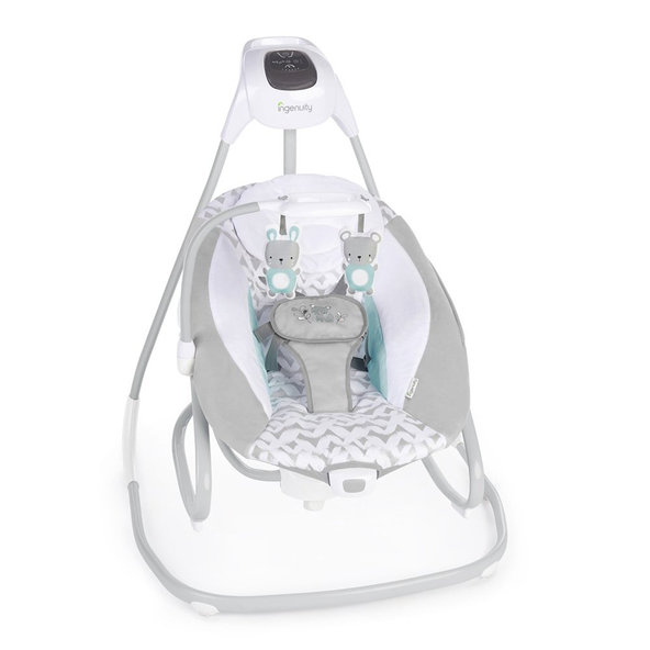Ingenuity houpačka USB 2v1 s vibrací a melodií Raylan 0 m+ do 9 kg