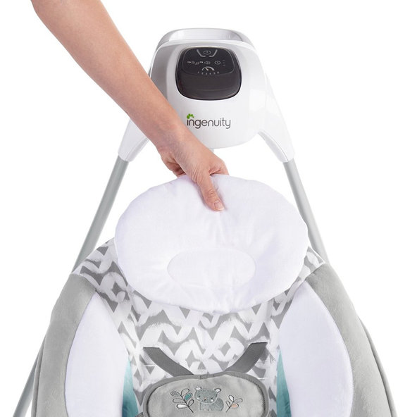 Ingenuity houpačka USB 2v1 s vibrací a melodií Raylan 0 m+ do 9 kg