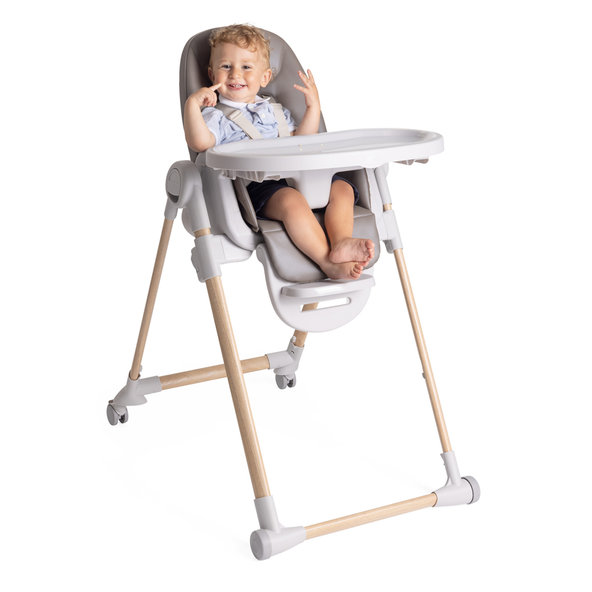 Chicco jídelní židle Polly Armonia Scandinavian + hrazdička Rainbow