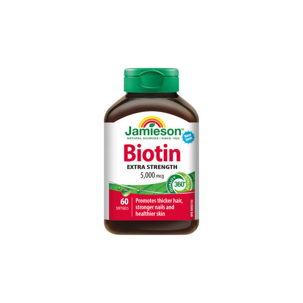 Jamieson Biotin 5000 mcg 60 kapslí