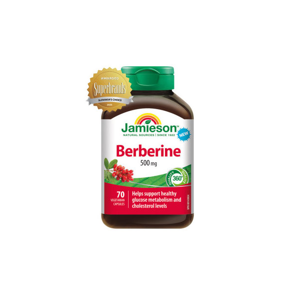 Jamieson Berberin 500 mg 70 kapslí