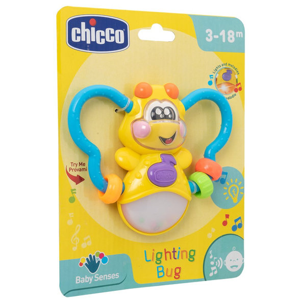 Chicco elektronické kousátko svítící brouček 3 m+