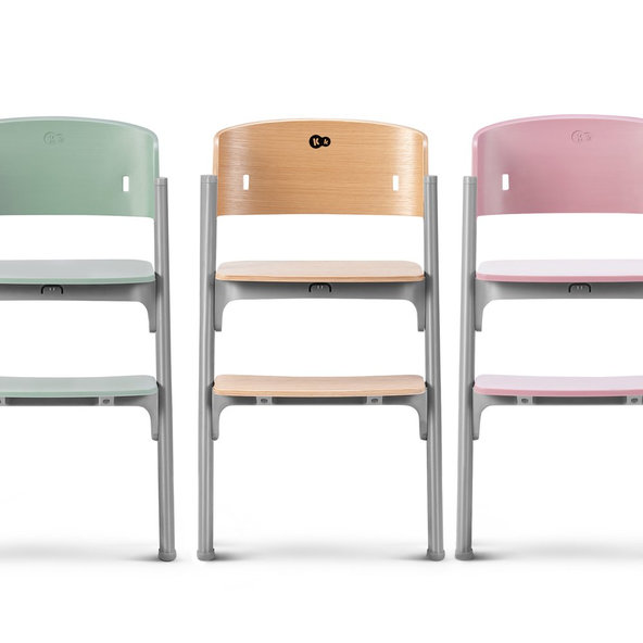 Kinderkraft jedálenská stolička Livy Aster Pink