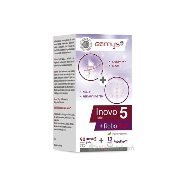 Barny's INOVO 5 Forte 90 tablet a RoboFlex Forte 10 kapslí