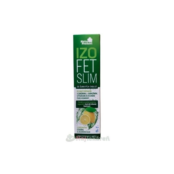 NaturProdukt IZOFET SLIM 20 šumivých tablet