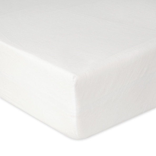 Babymatex plachta Jersey s gumou bílá 60x120 cm