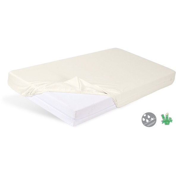 Babymatex ochranná plachta Bamboo béžová s gumičkou 60x120 cm