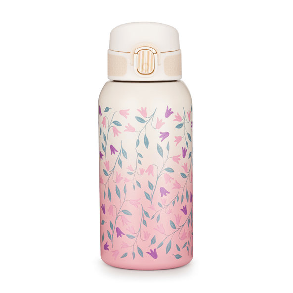 PETITE&MARS nerezová termo láhev Delicate Flowers 500 ml 36m+