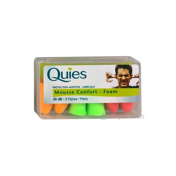 QUIES pěnové chrániče sluchu