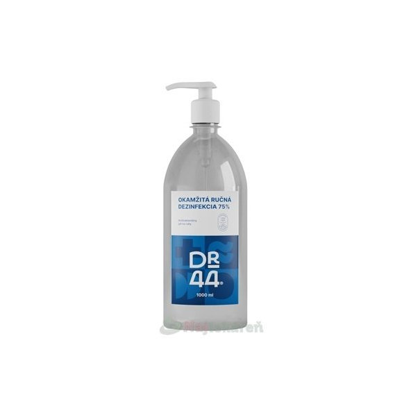 Dr.44 Okamžitá ruční dezinfekce gel 75% etanol 1000 ml