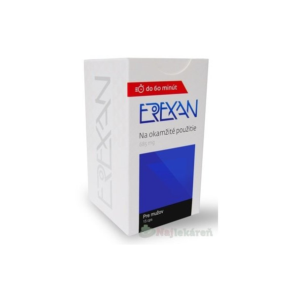 EREXAN 685 mg pro muže 15 kapslí