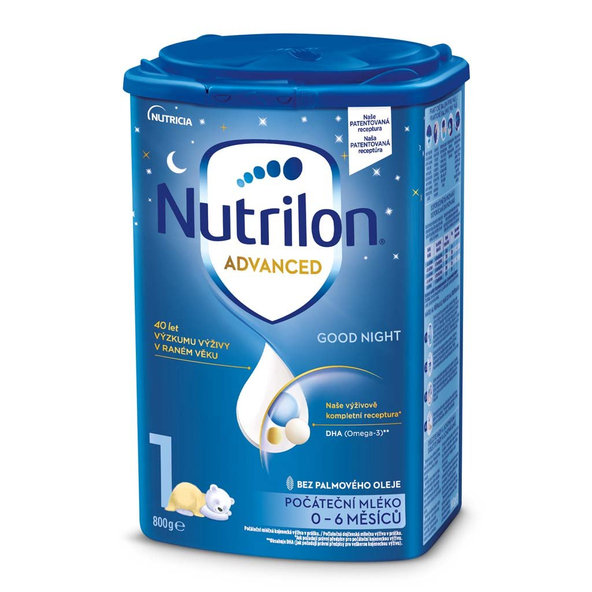 Nutrilon 1 Good Night počáteční kojenecké mléko 0 m+ 800 g