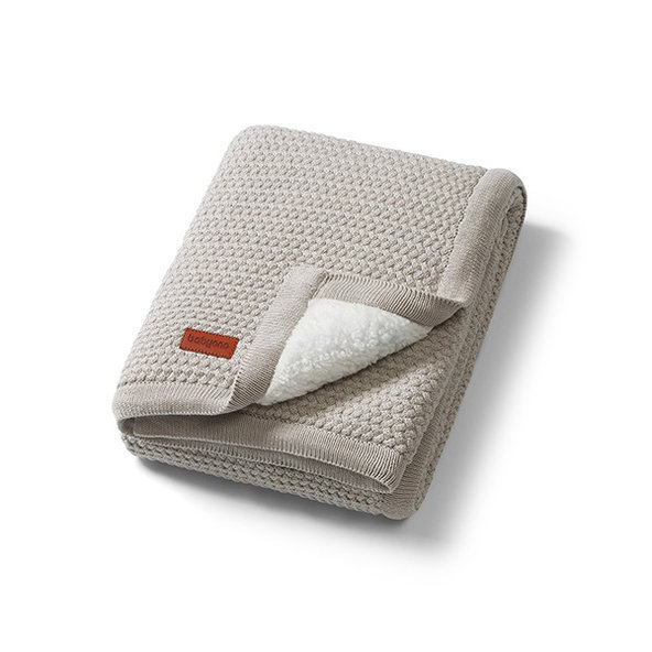 Babyono deka s fleecovou podšívkou 75×100 cm šedá
