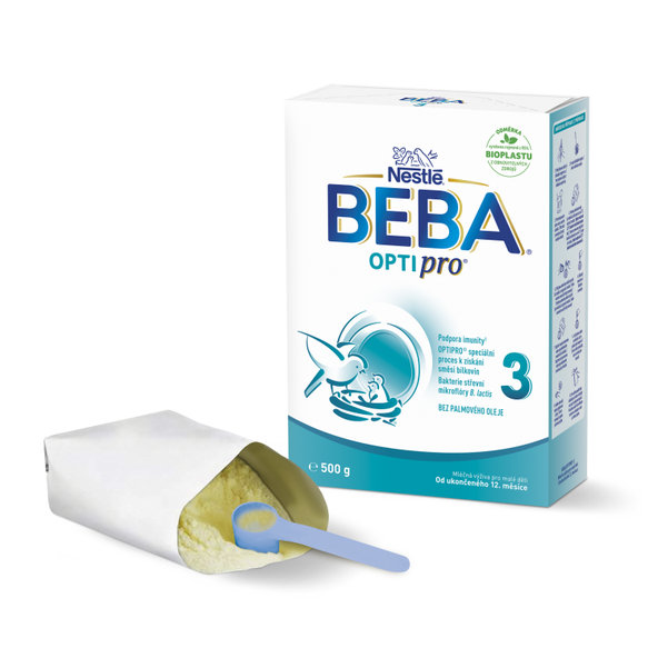 BEBA OPTIPRO 3 mléčná výživa 12m+ 500 g