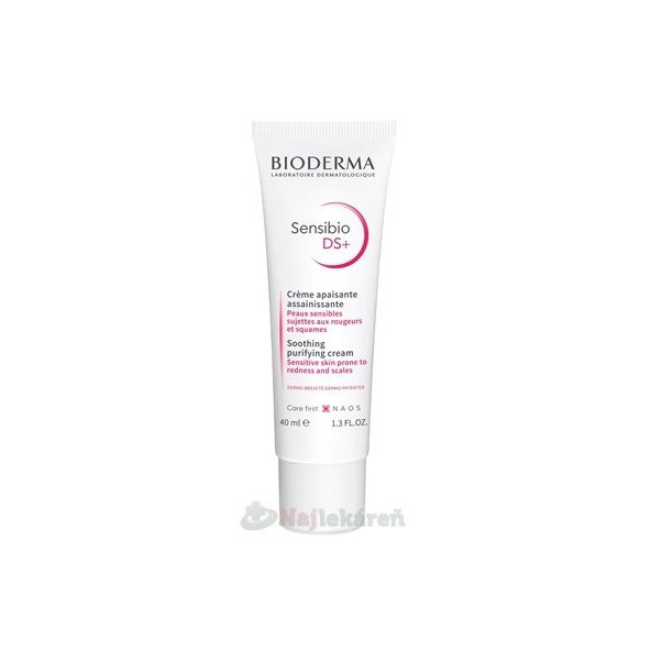 BIODERMA Sensibio DS+ zklidňující krém proti zarudnutí 40 ml
