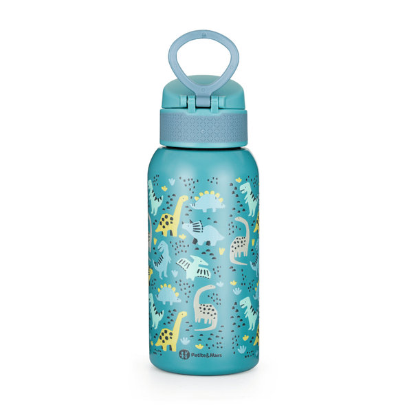 PETITE&MARS nerezová termo láhev Dino Park 500 ml 36m+