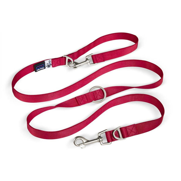 Curli nastavitelné vodítko pro psy nylon red L 200x2 cm