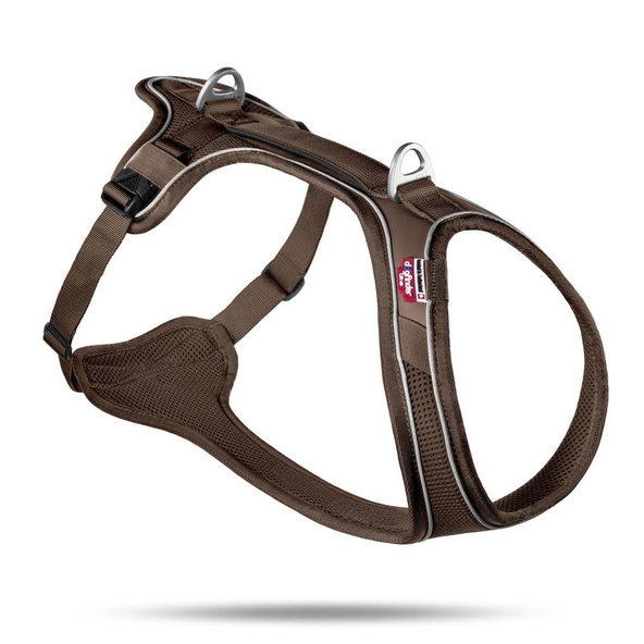 Curli postroj pro psy Belka Comfort Brown XL 30-45 kg