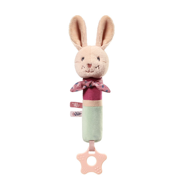 Babyono Rabbit Karo pískací hračka s kousátkem 3 m+