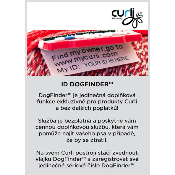 Curli postroj pro psy se sponou Air-Mesh Red XS 3-5 kg