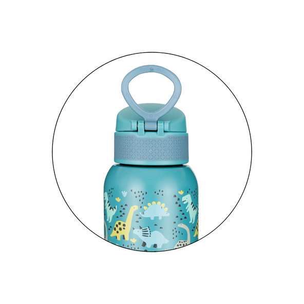 PETITE&MARS nerezová termo láhev Dino Park 500 ml 36m+