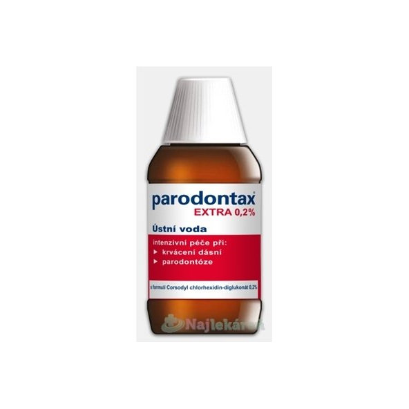 Parodontax Extra 0,2 % ústní voda na paradentózu 300 ml