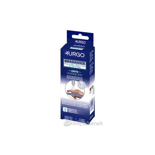 URGO Bradavice kryoterapeutický prípravek na bradavice 38 ml