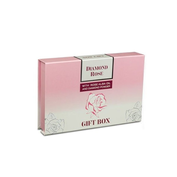 Biofresh Diamond Rose dárková sada parfém mýdla sérum Den & Noc