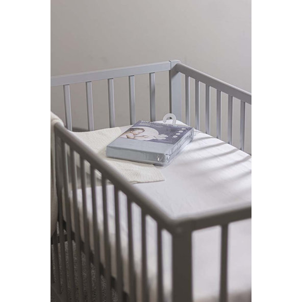 PETITE&MARS nepremokavá plachta Soft Dream Dry 120 × 60 White