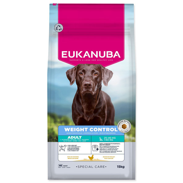 EUKANUBA Special Care Adult Large Weight Control krmivo pro psy 15 kg