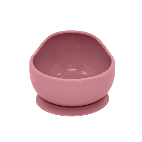 PETITE&MARS silikonová miska s přísavkou TAKE&MATCH Dusty Rose 6 m+