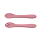 PETITE&MARS silikonový příbor TAKE&MATCH Dusty Rose 6 m+