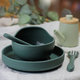 PETITE&MARS silikonový příbor TAKE&MATCH Misty Green 6 m+