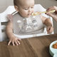 Canpol Babies bryndák silikonový s kapsou Bonjour Paris béžový