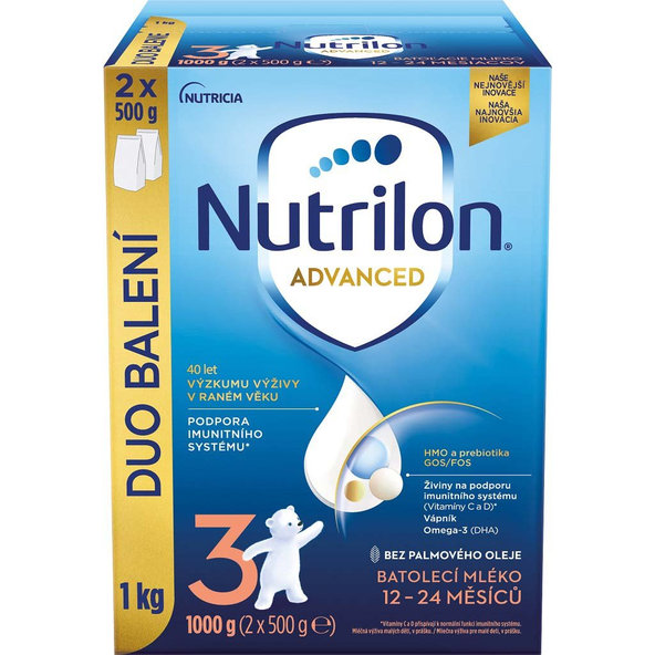 Nutrilon Advanced 3 batolecí mléko 12 m+ 1 kg