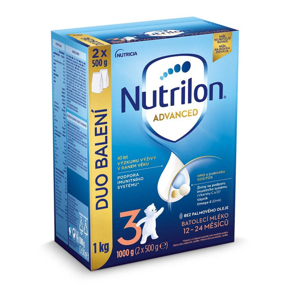Nutrilon Advanced 3 batolecí mléko 12 m+ 1 kg
