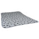 Duvo+ Deka fleece s potiskem tlapek 100 × 70 × 2 cm