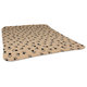Duvo+ Deka fleece s potiskem tlapek 100 × 70 × 2 cm
