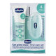 Chicco zubní set gel a kartáček na prst s pouzdrem 4 m+