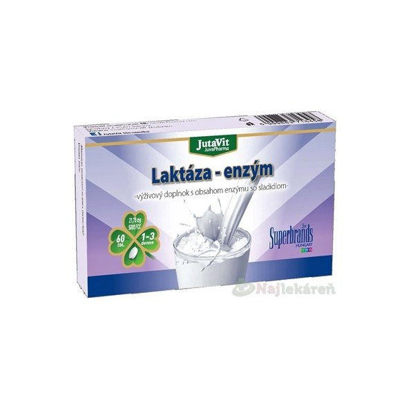 JutaVit Laktáza enzym 5000 FCC 60 tablet