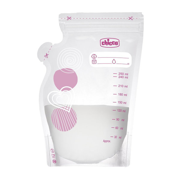 Chicco sáčky na mateřské mléko 250 ml 30 ks