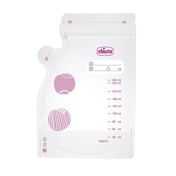 Chicco sáčky na mateřské mléko 250 ml 30 ks