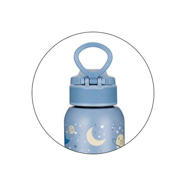 PETITE&MARS nerezová termo láhev Whale Song 350 ml 12m+