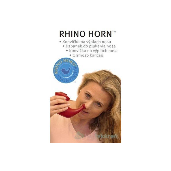 RHINO HORN konvička na výplach nosu červená