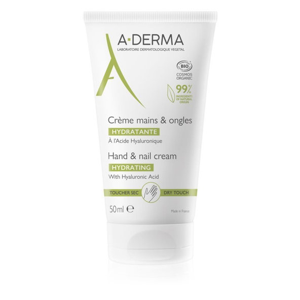 A-DERMA krém na ruce a nehty pro suchou pokožku 50 ml