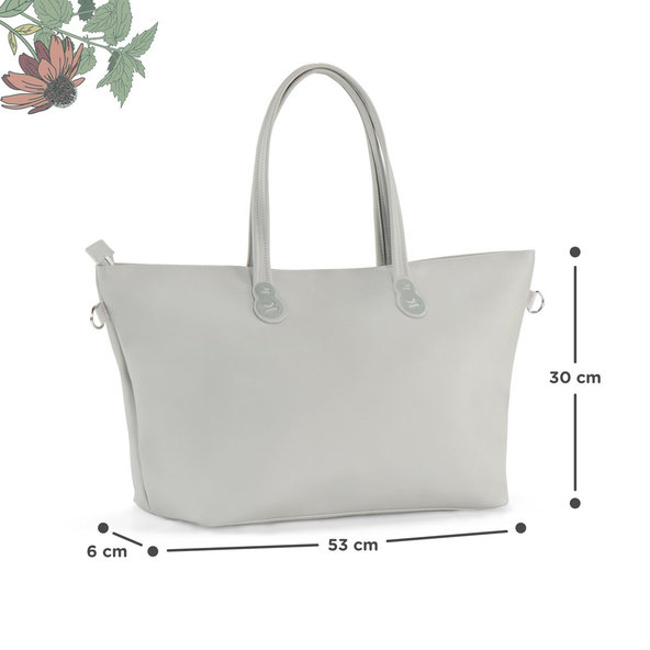 Kinderkraft prebaľovacia taška Treasurebag Nature Vibes Grey