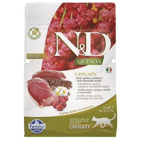 Farmina N&D Quinoa GF Urinary kachna kokos 0,3 kg