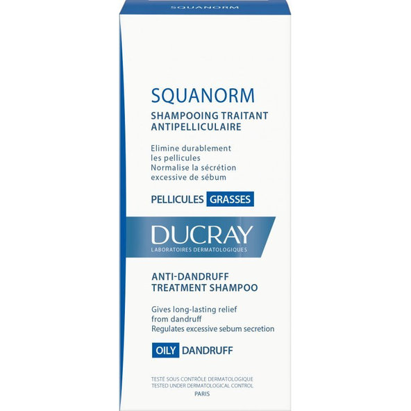 DUCRAY Kelual Squanorm šampon proti mastným lupům 200 ml
