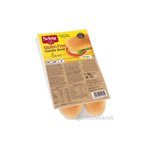 Schär Ciabatta bezlepkové žemle 200 g